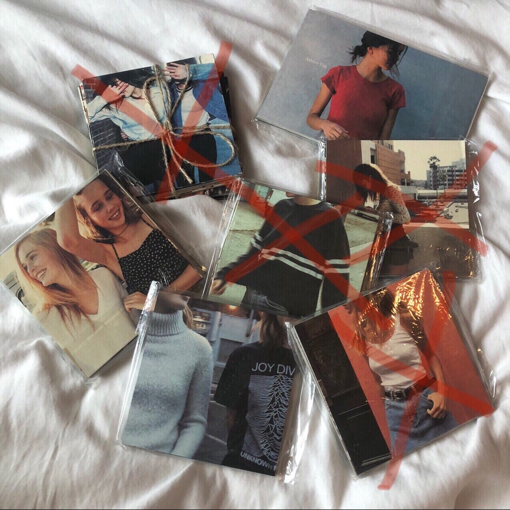 Brandy Melville Wall Decor Pack cards decoration y2k 2000’s dorm room stickers